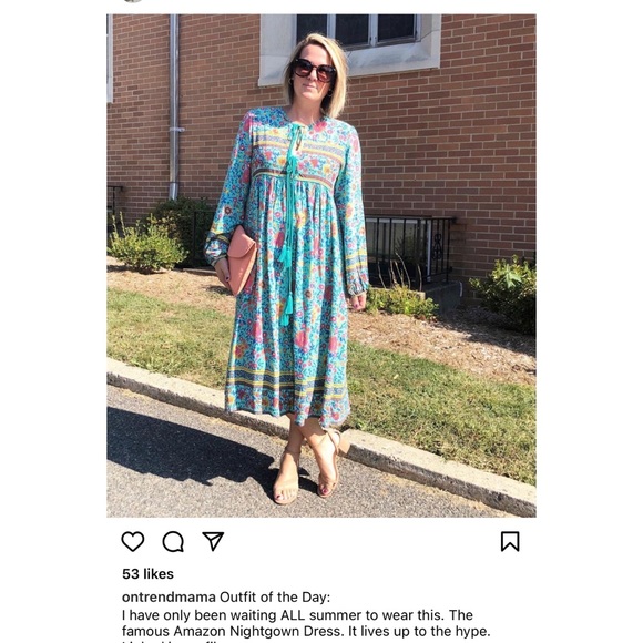 PERFECT DRESS 👗 Bohemian Midi Dress • The AMAZON DRESS THAT WENT VIRAL! - Picture 8 of 17